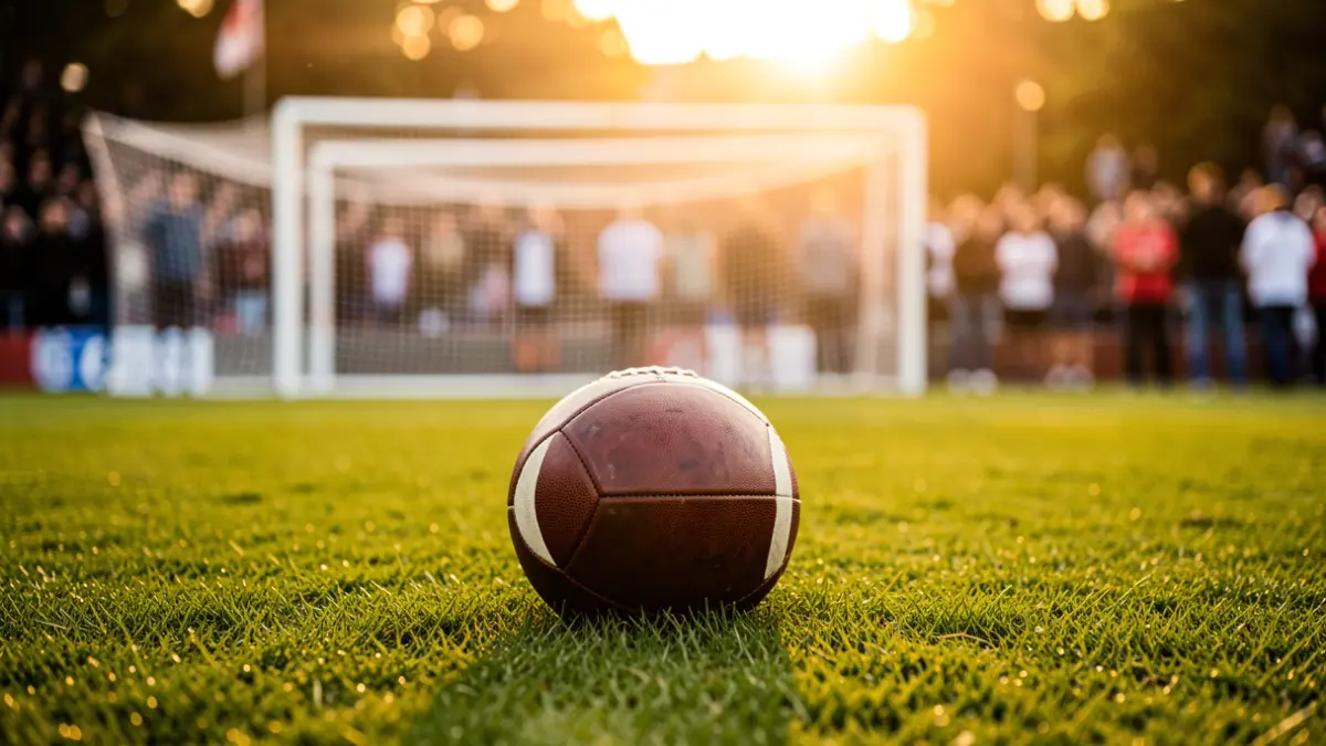 Imagen genérica de un balón de fútbol en un campo.