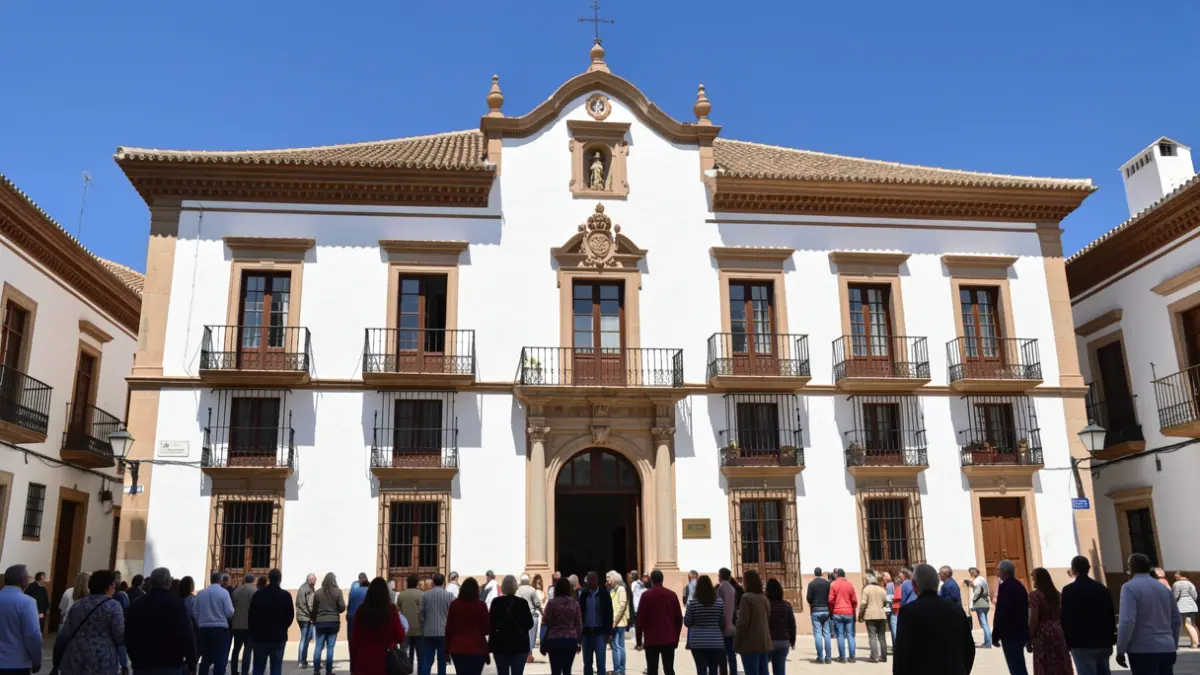 Fachada del Ayuntamiento de Lucena.