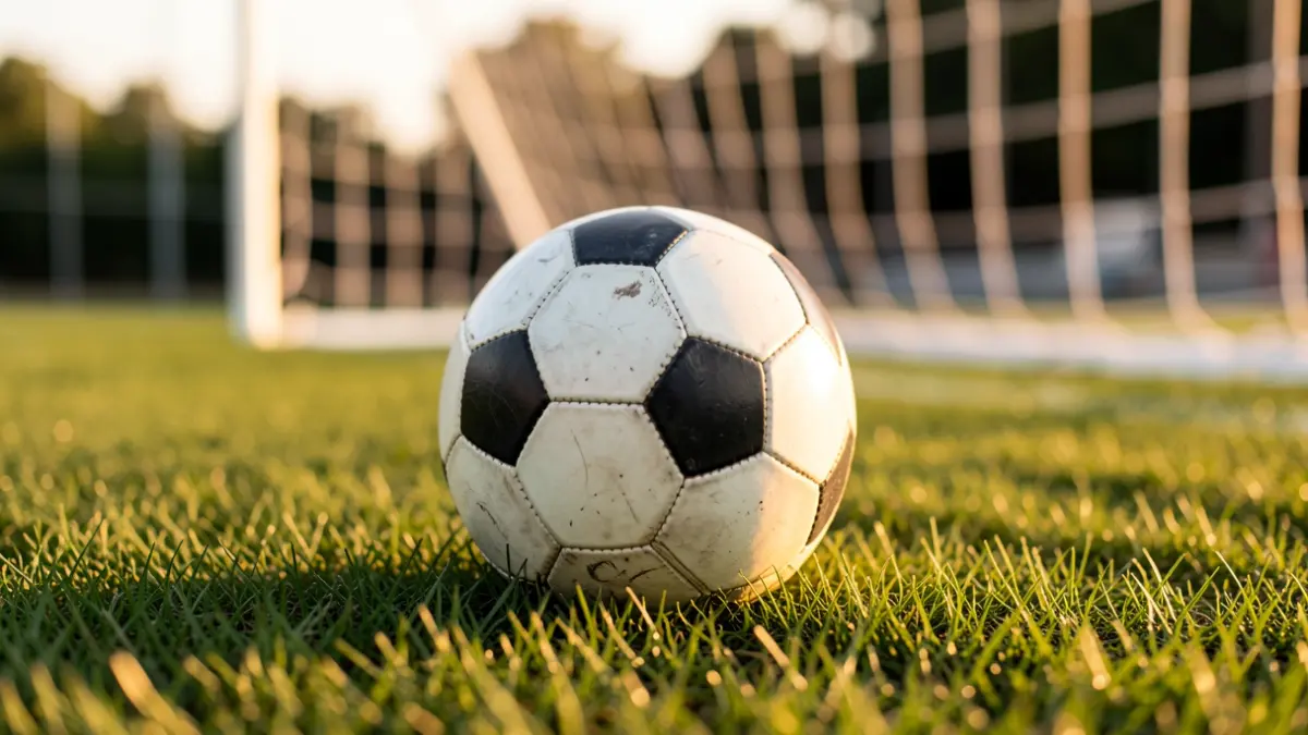 Imagen genérica de un balón de fútbol sobre césped.