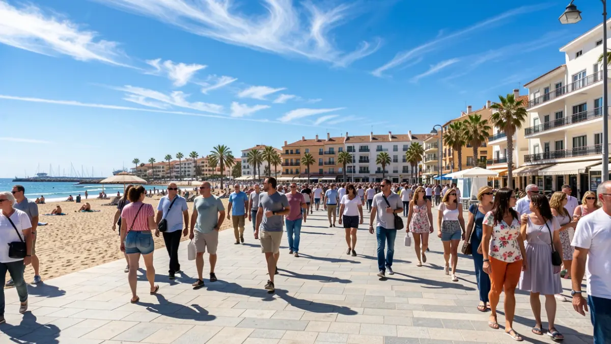 Imagen genérica de un día soleado en Torremolinos con arquitectura mediterránea.