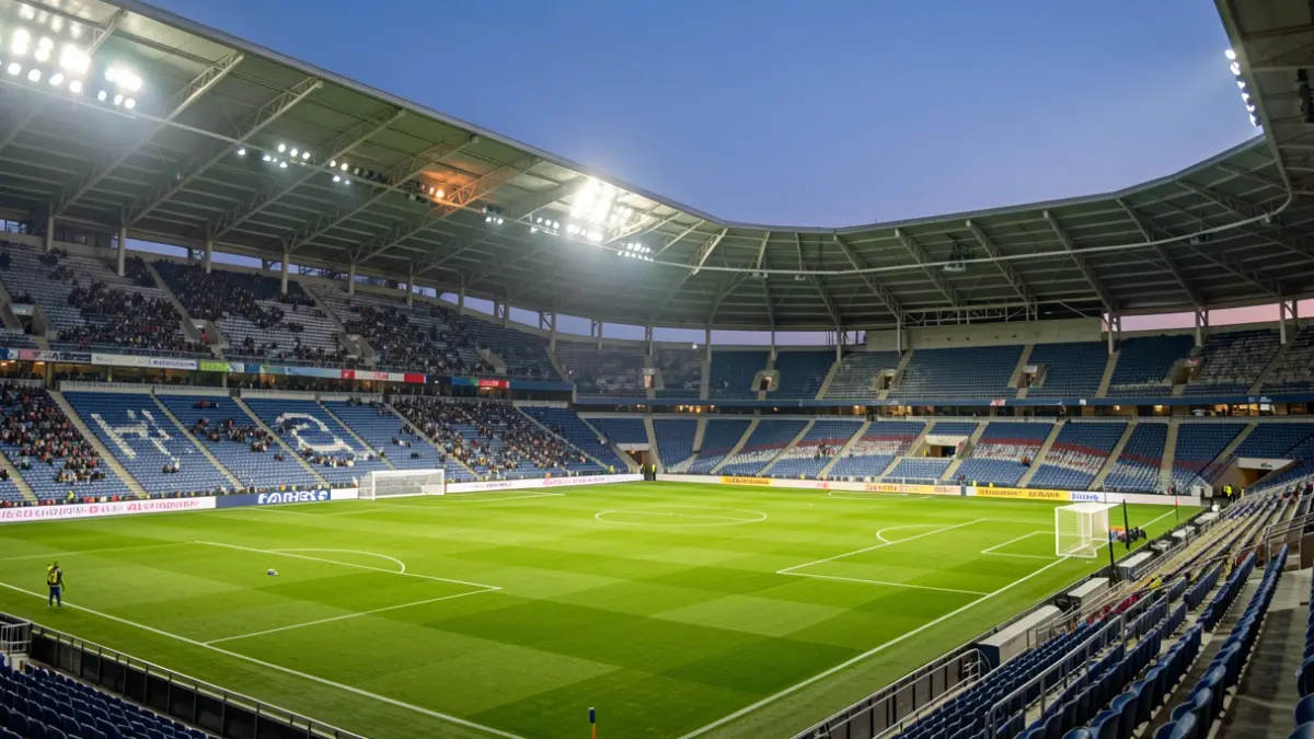 Generic image of a football stadium before a match.