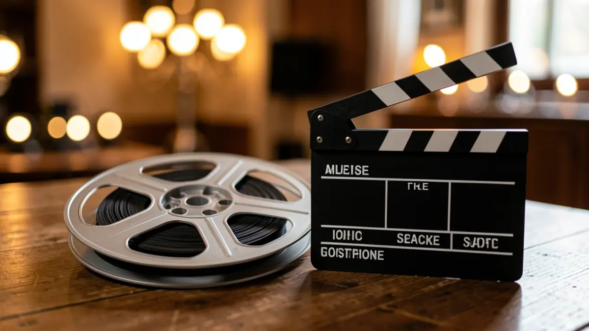Imagen genérica de material de producción audiovisual.