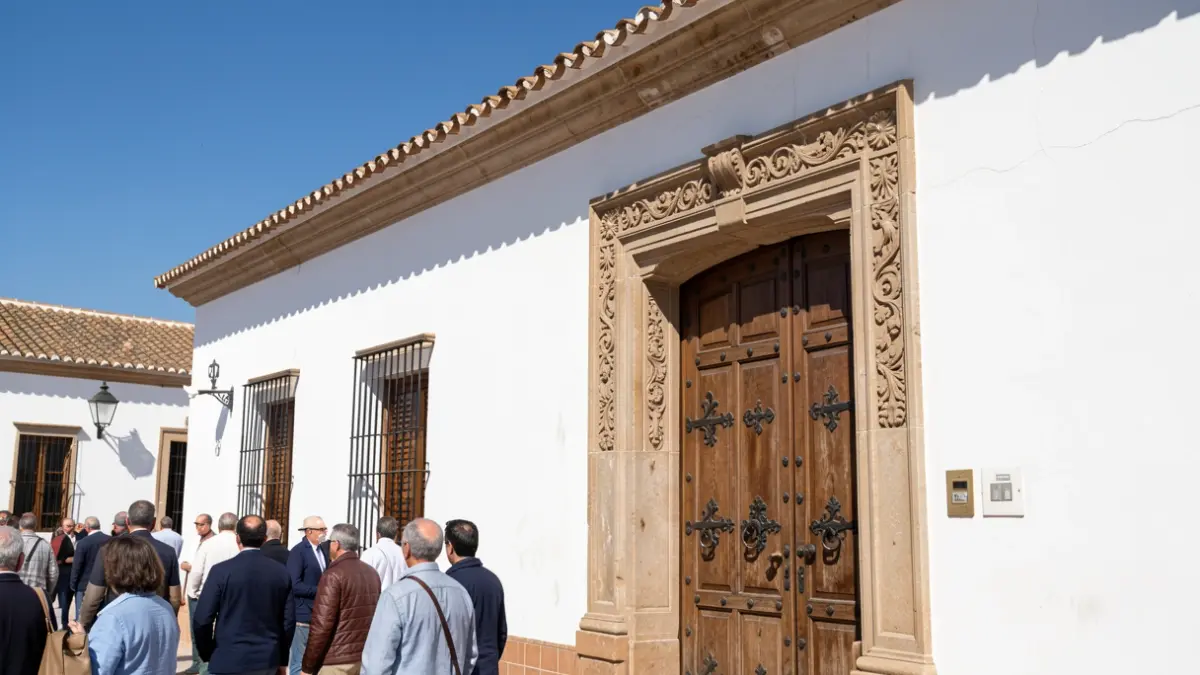 Fachada del Ayuntamiento de Hornachuelos.