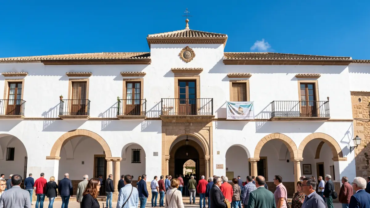 Fachada del Yacimiento Arqueológico Barrio Andalusí en Almería.