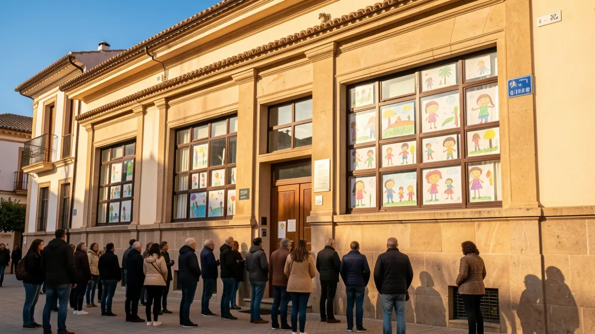 Imagen genérica de un colegio público andaluz al inicio del curso escolar.