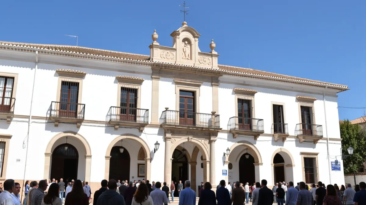 Facade of the Town Hall of Bailén.