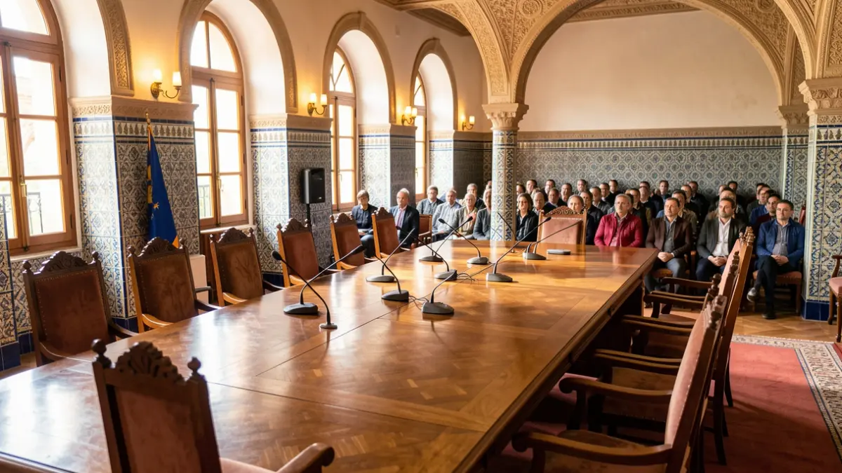 Generic image of the Santaella Town Hall Plenary Hall.