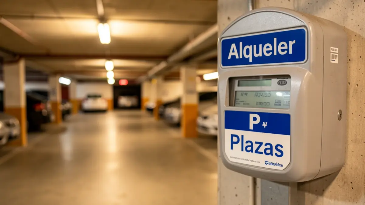 Aparcament subterrani a Andalusia amb places de lloguer.
