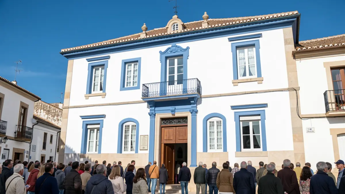 Fachada del Ayuntamiento de Casares.