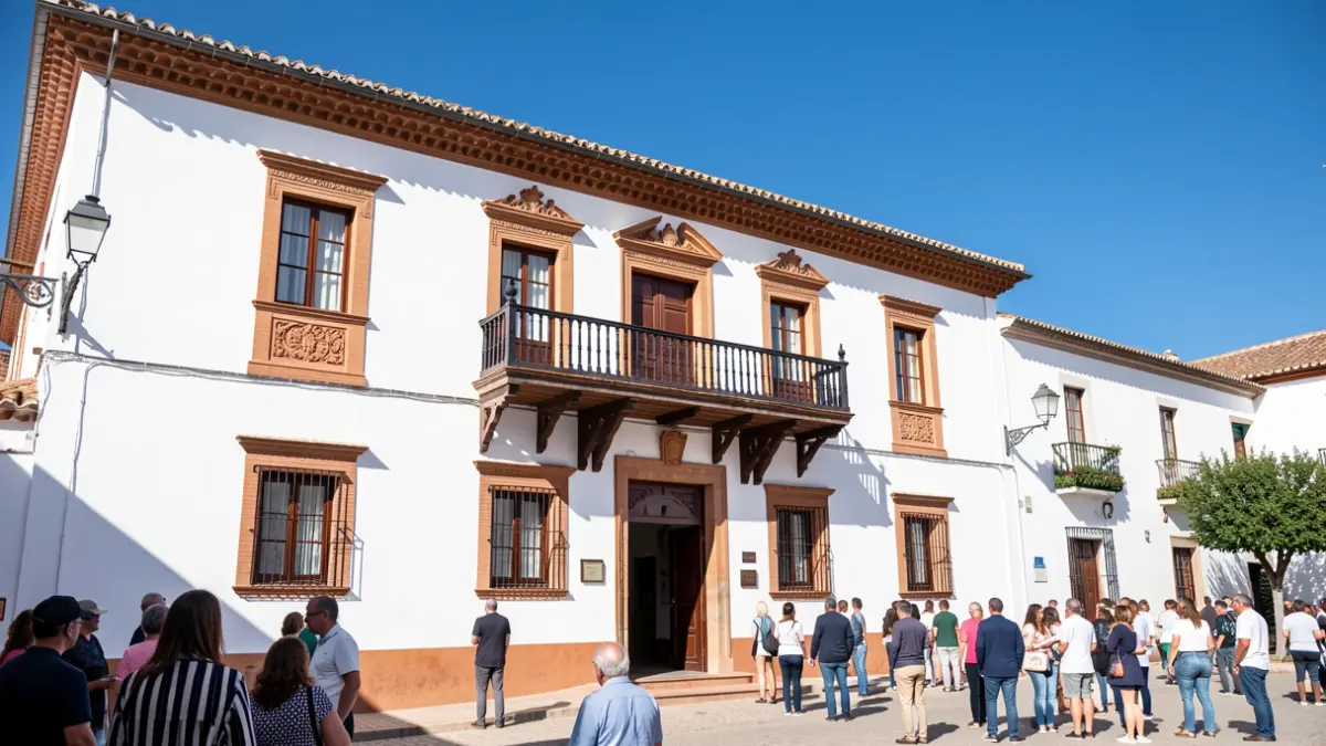 Fachada del Ayuntamiento de Cúllar Vega.