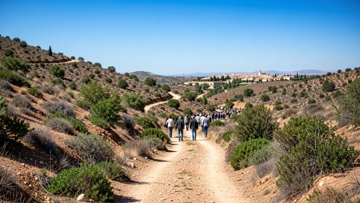 Imagen genérica de un camino rural en Andalucía.