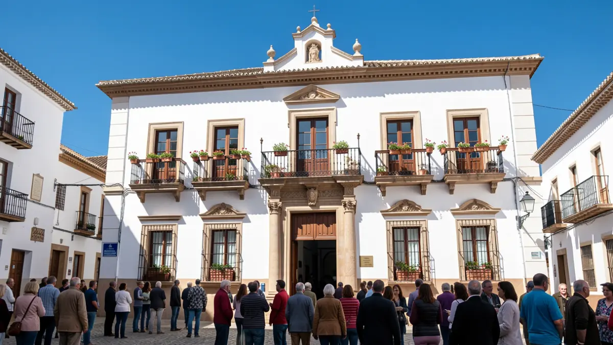 Fachada del Ayuntamiento de Cúllar Vega.