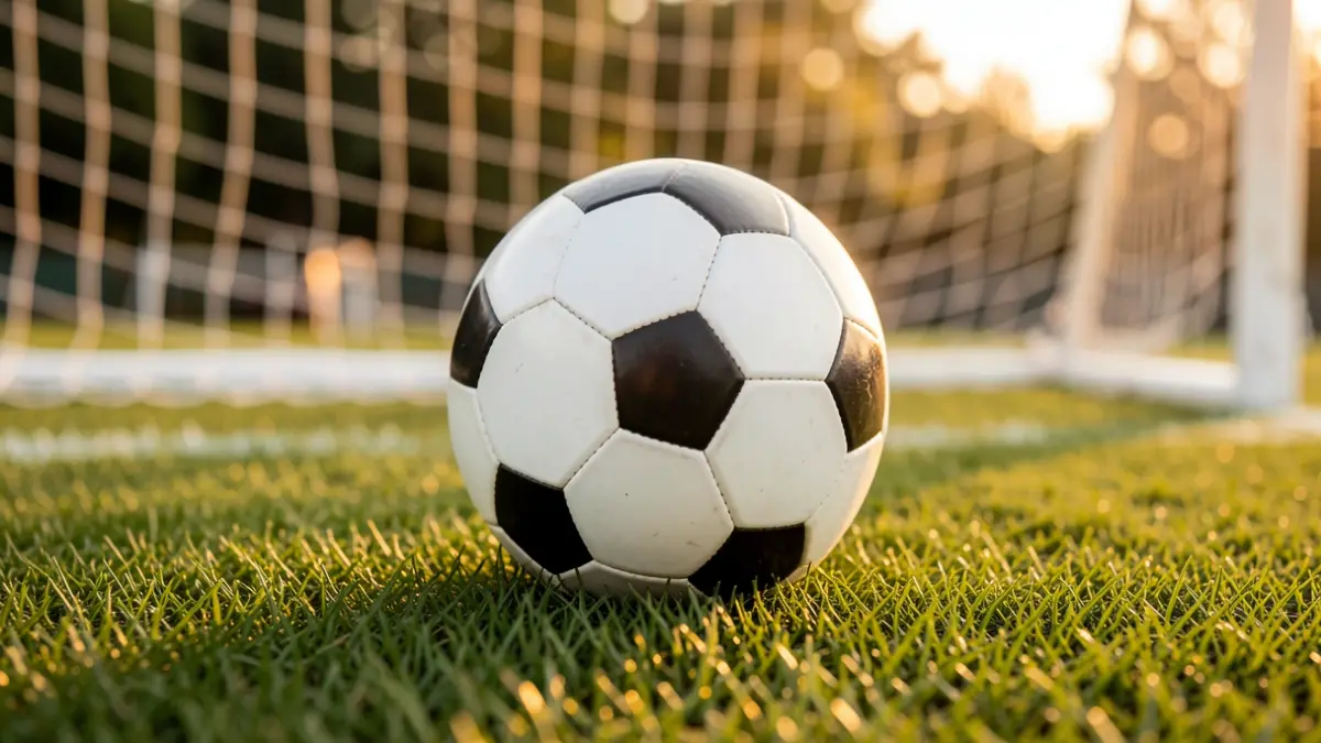 Imagen genérica de un balón de fútbol sobre el césped de un estadio.