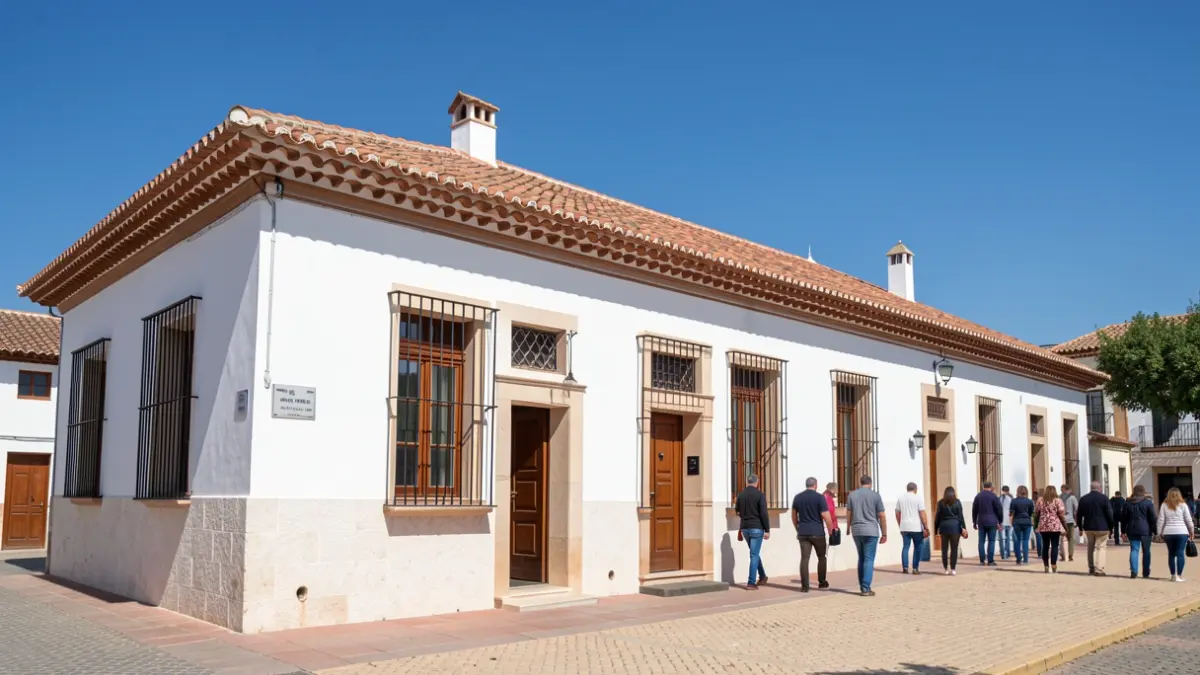 Fachada de la Escuela de Música de Hornachuelos.
