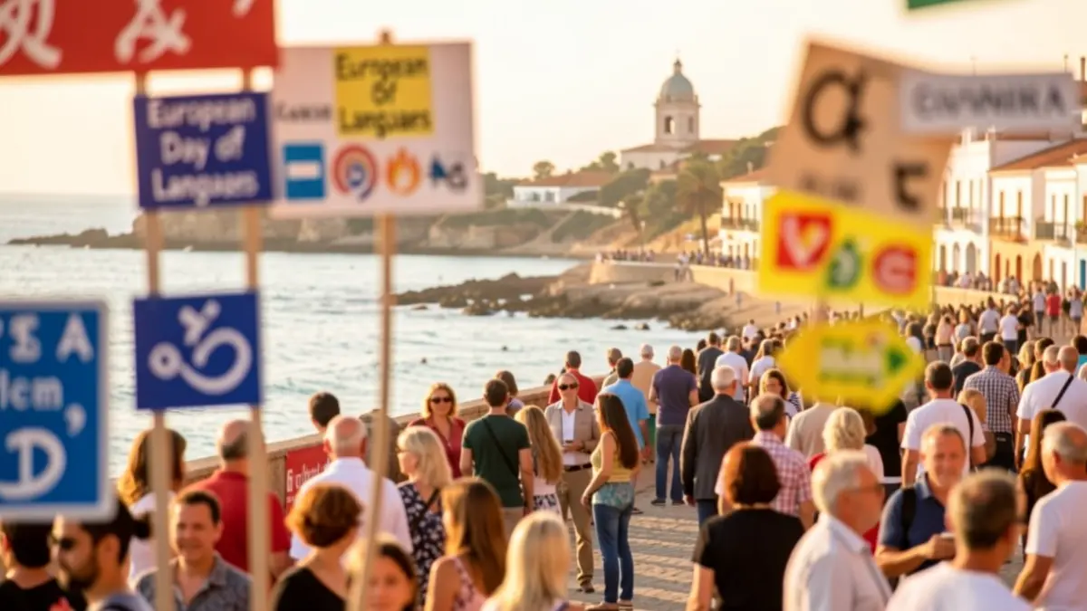 Imagen genérica de la celebración del Día Europeo de las Lenguas en la costa de Andalucía.
