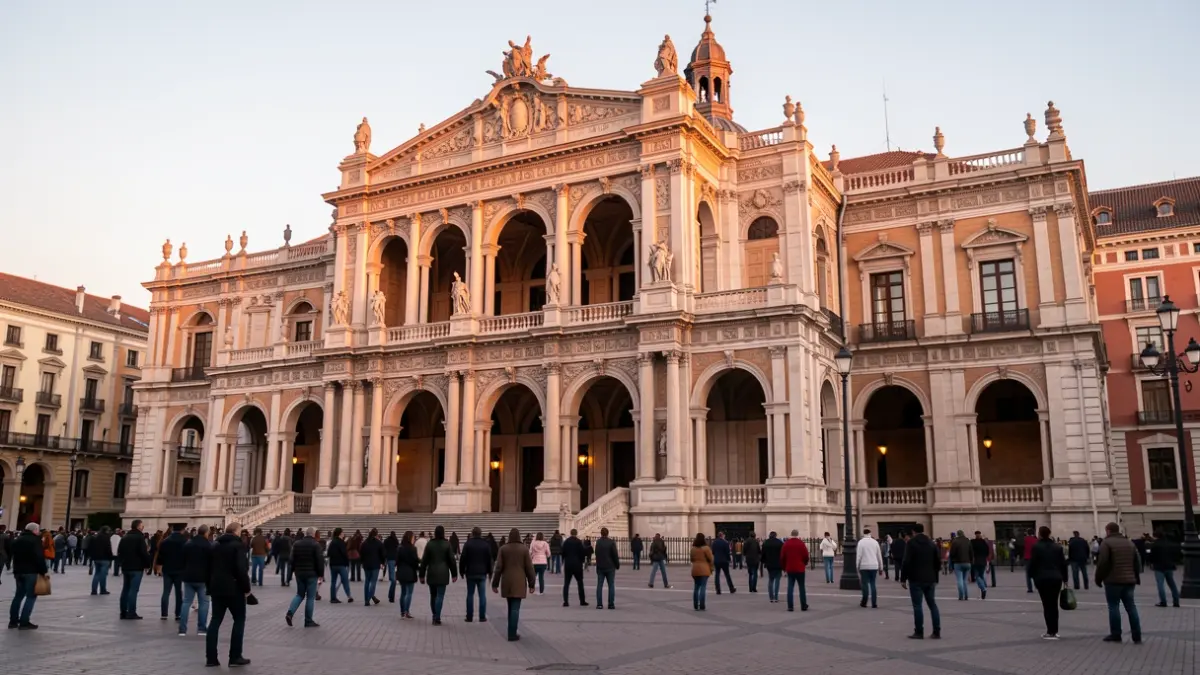 Facade of the Teatro de la Maestranza in Sevilla.