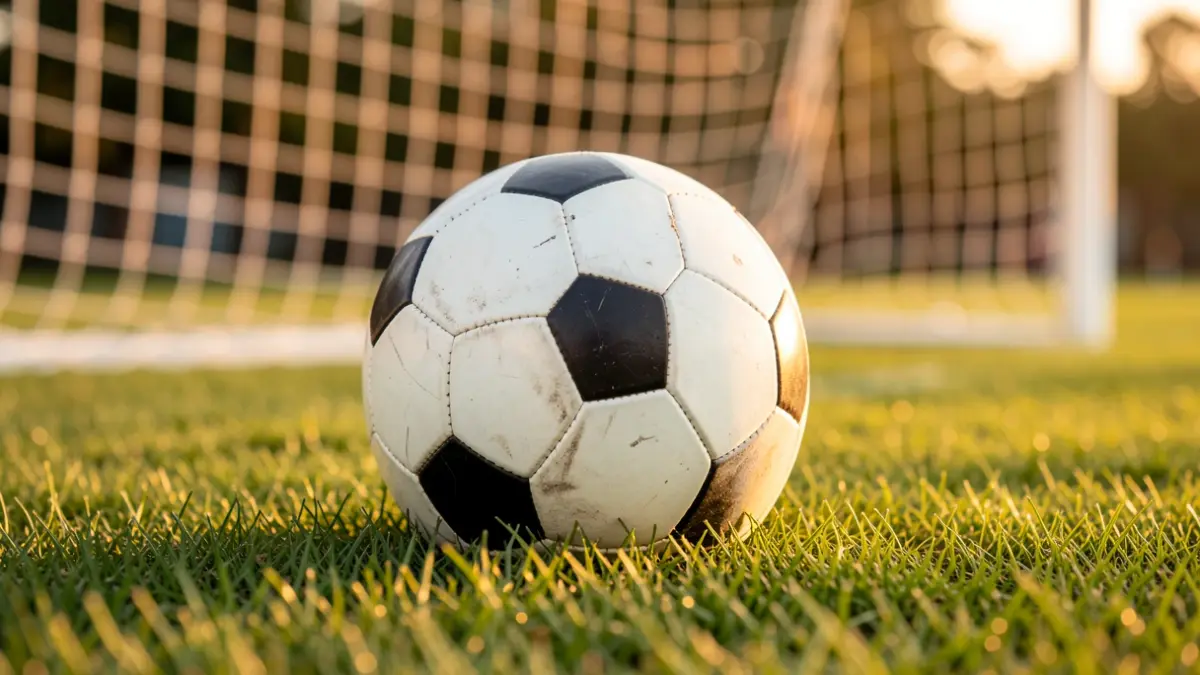 Imagen genérica de un balón de fútbol sobre césped.