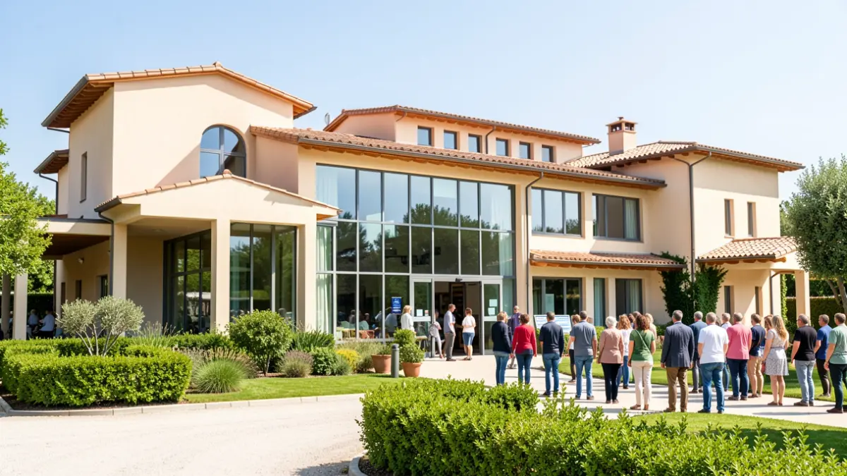 Generic image of the exterior of a mental health center.