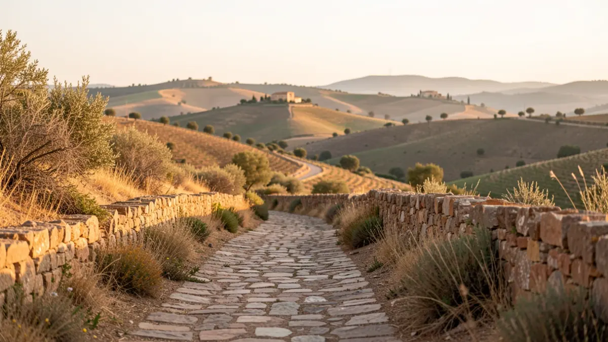 Imagen genérica del Camino Mozárabe en Andalucía.