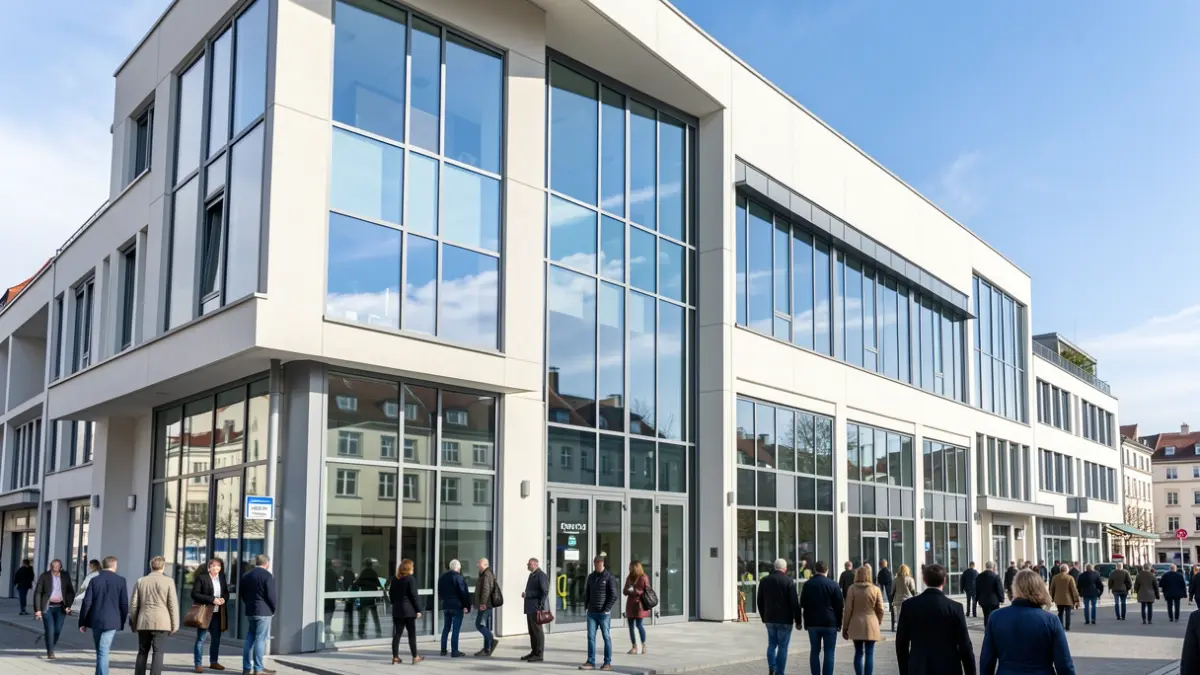 Generic image of a modern municipal building.