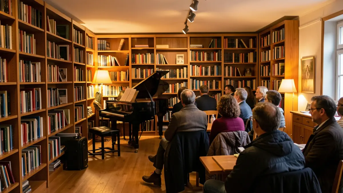 Generic image of a music school with a cozy atmosphere.
