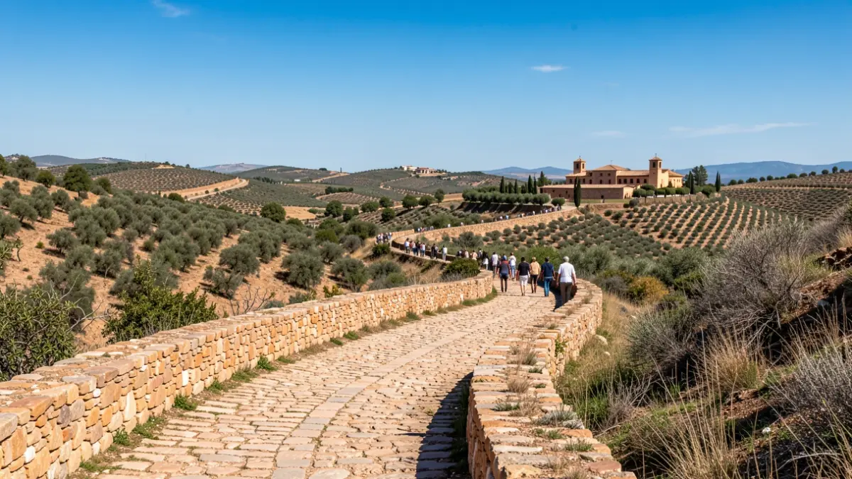 Generic image of the Camino Mozárabe in Andalucía.