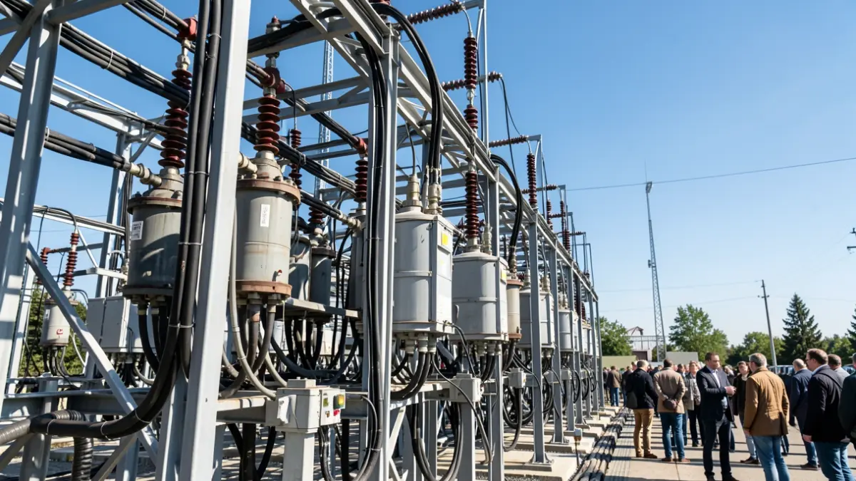 Generic image of an electrical substation.