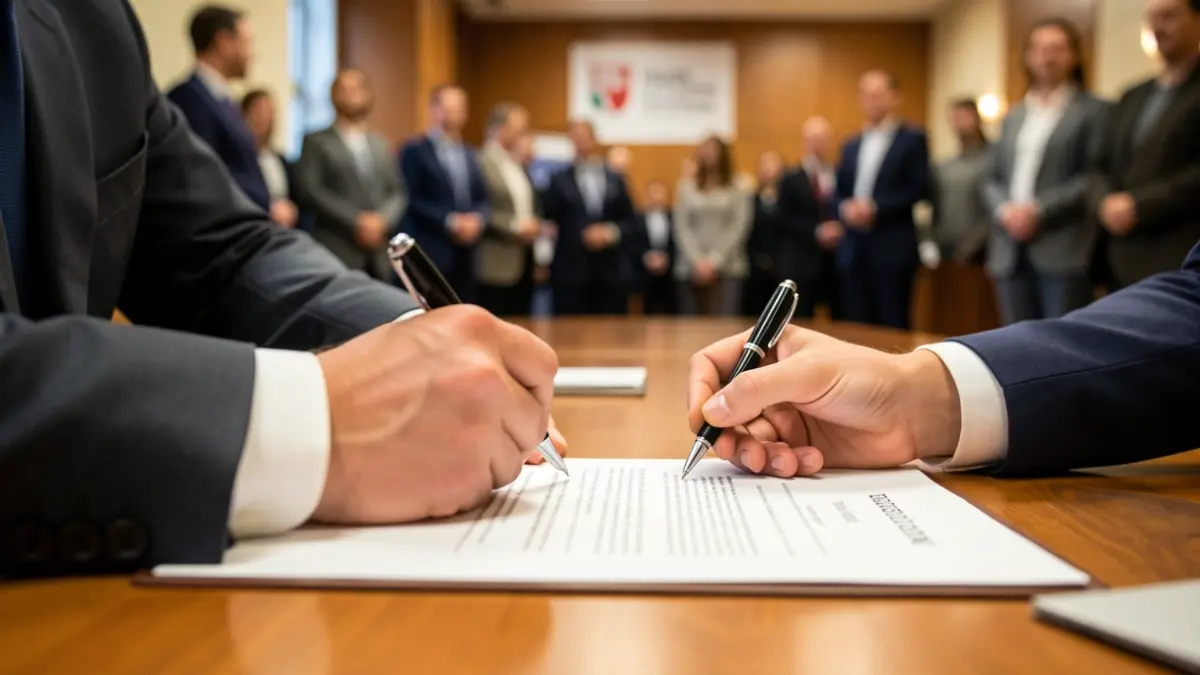 Signing of a collaboration protocol between academic and professional institutions in Cadiz.