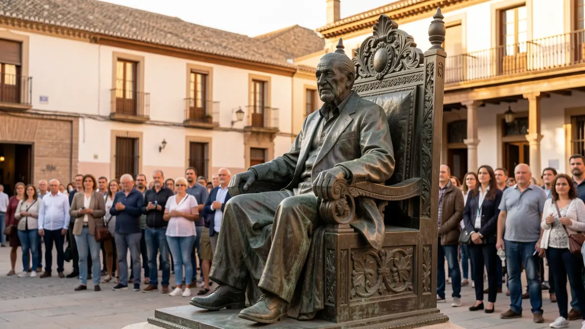 Monumento al Viejo en Lora del Río.