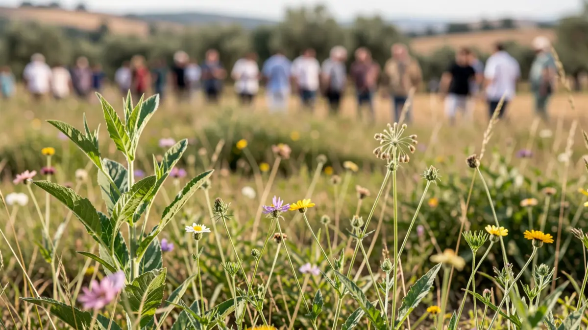 Generic image of wild vegetation in a rural Andalusian environment.