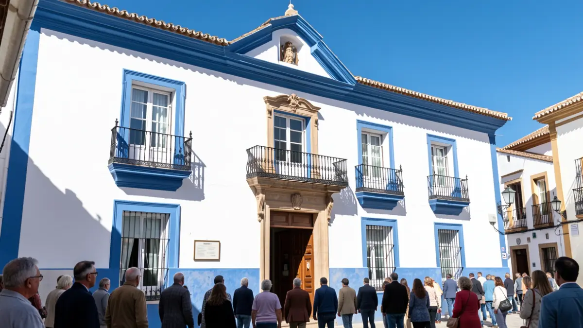 Fachada del Ayuntamiento de Luque.