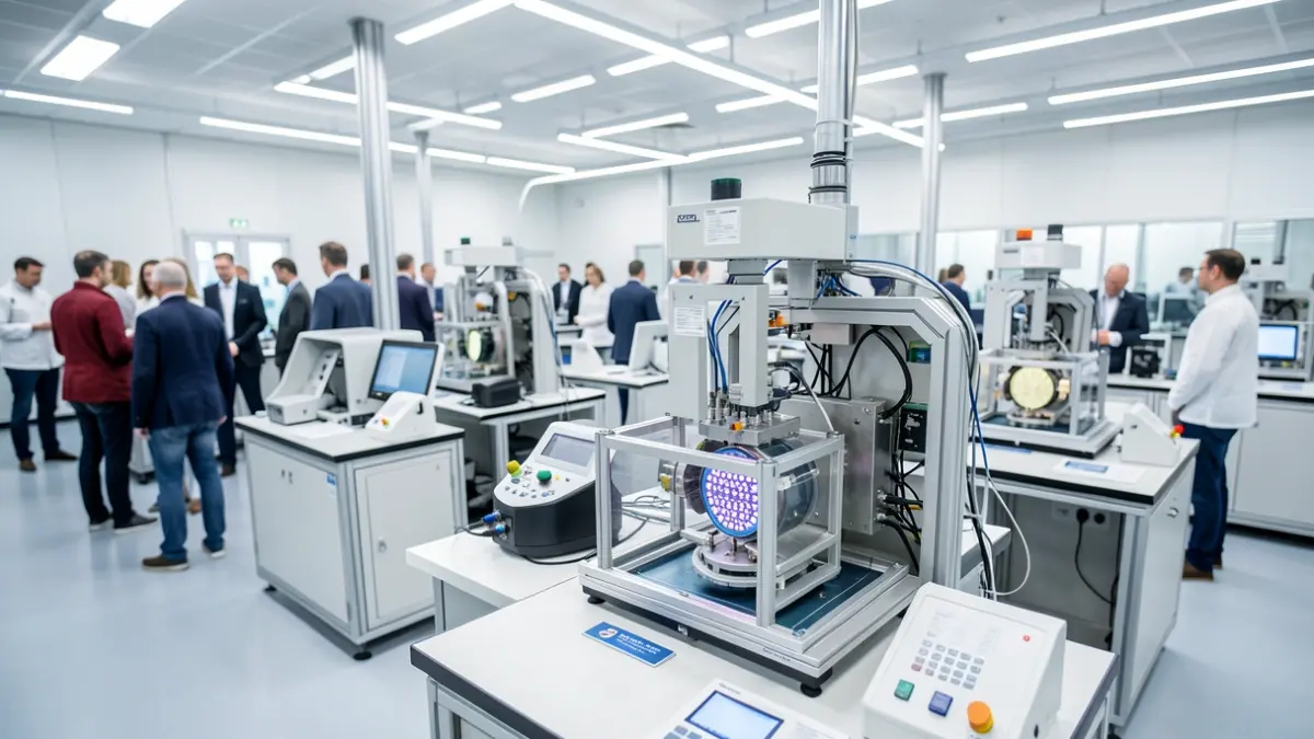 Image of a high-tech laboratory for semiconductor prototyping.
