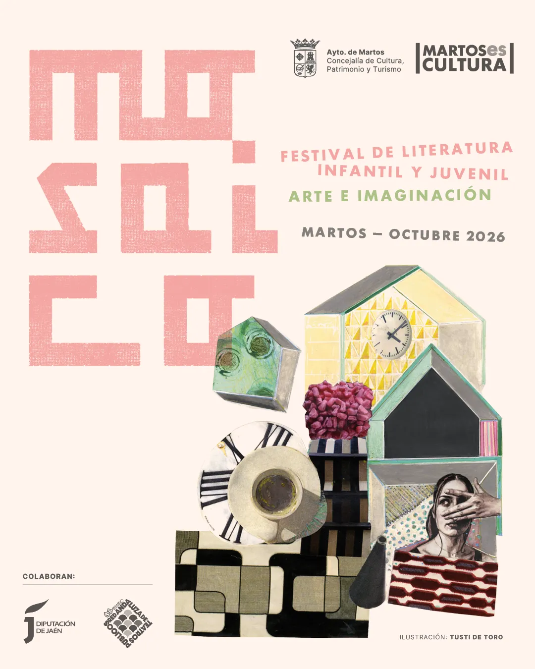Martos celebra Mosaico: Festival de Literatura Infantil y Juvenil en Octubre