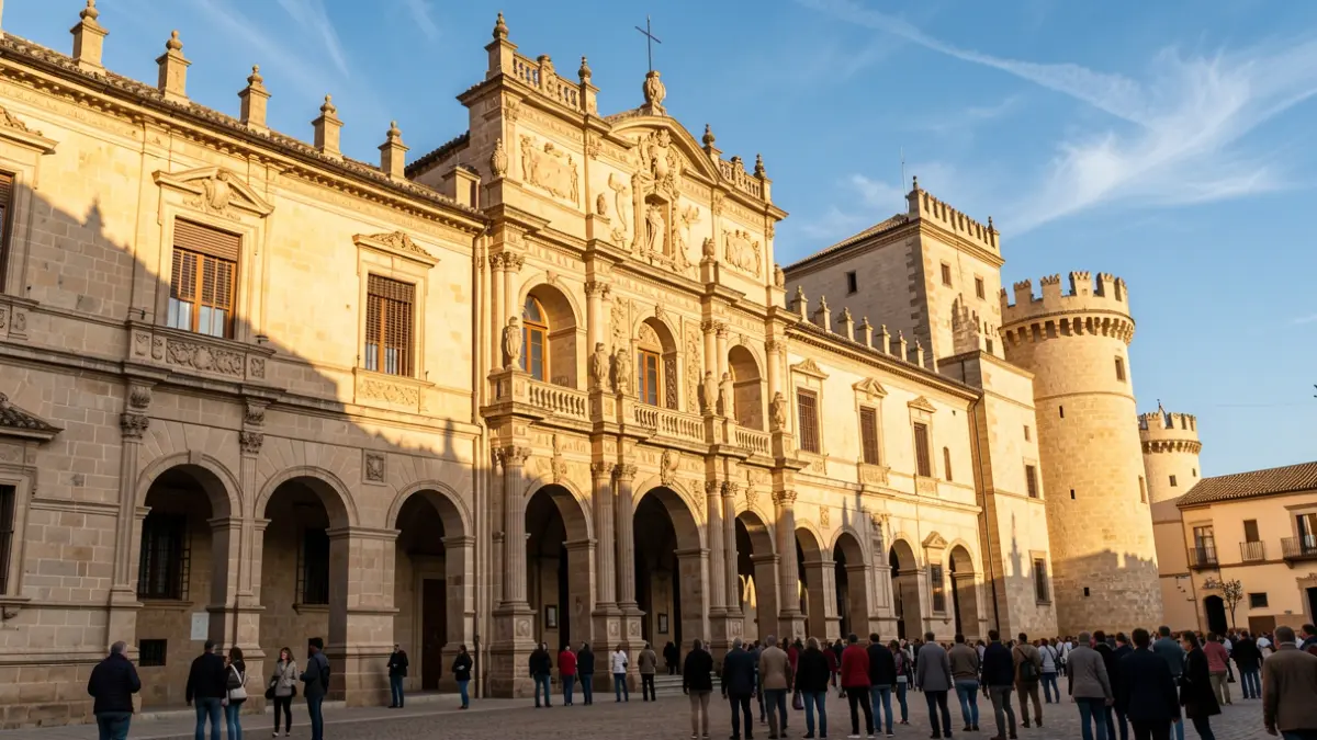 Facade of the Castle of Montilla, venue for the Historical Novel Conference.