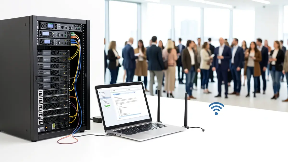 Generic image of technological equipment for municipal digitalization.