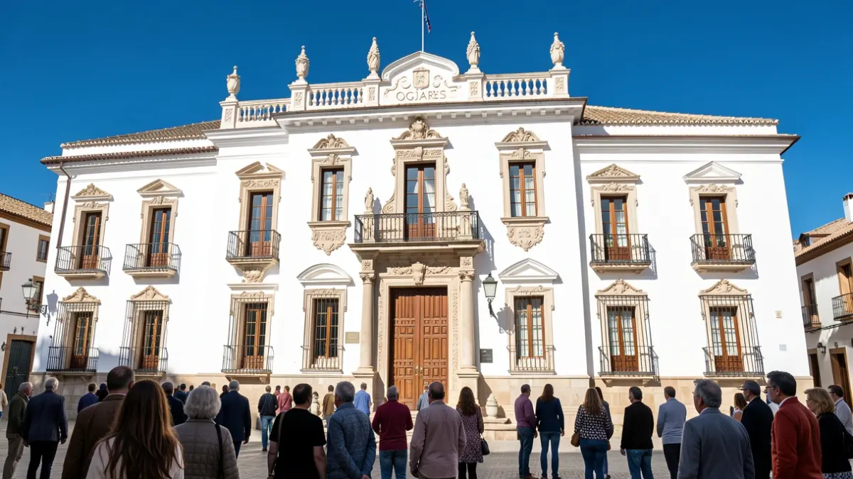 Facade of the Ogíjares Town Hall.