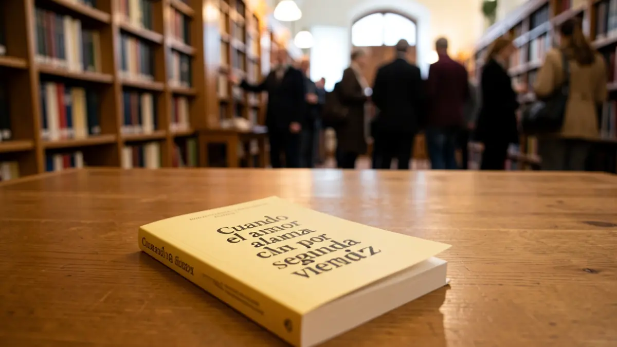 Libro 'Cuando el amor llama por segunda vez' presentado en la Biblioteca Municipal de Isla Cristina.