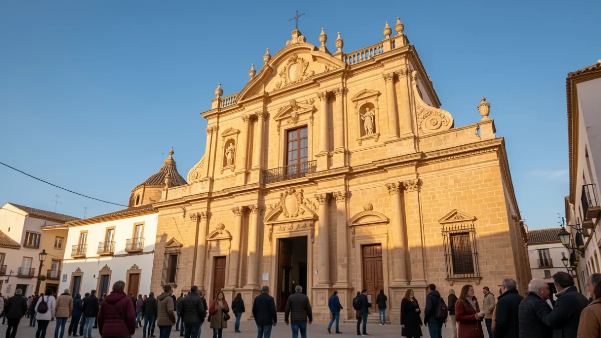 Fachada del Santuario del Saliente en Albox, Almería.