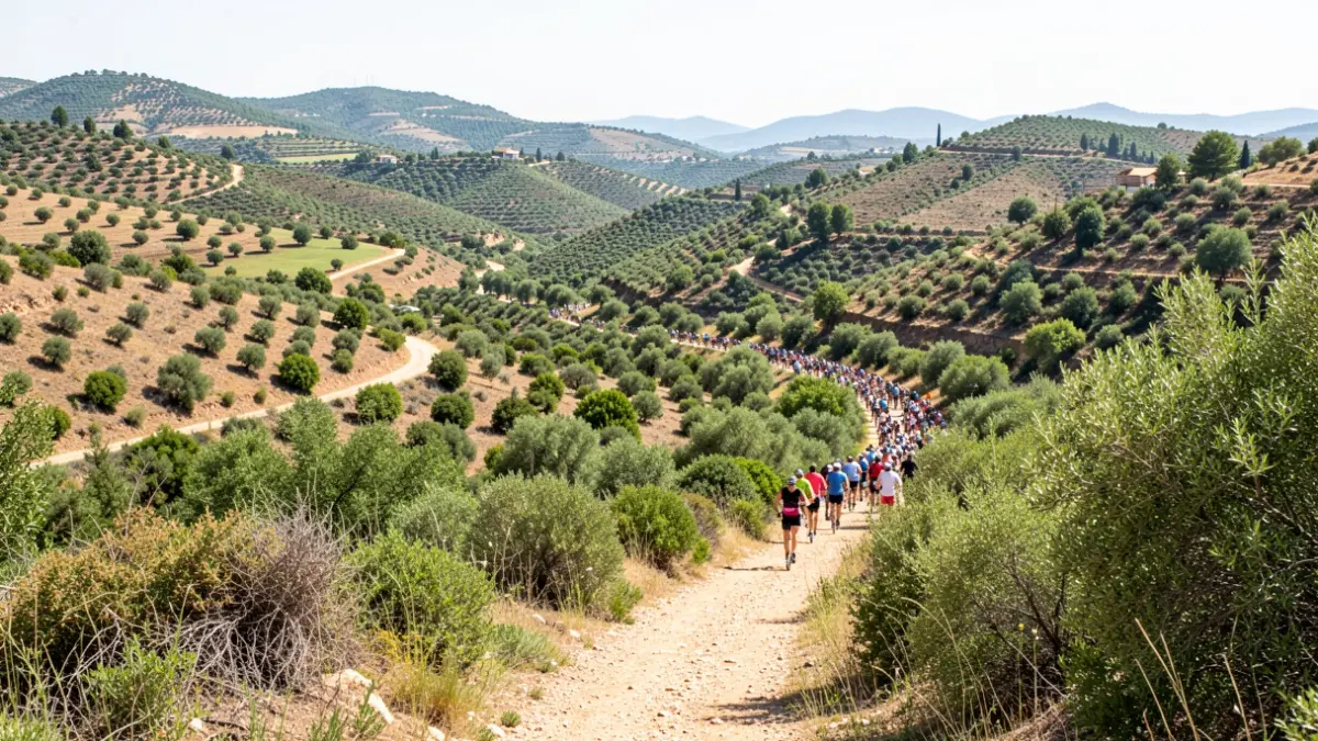 Generic image of a natural trail in Andalusia.