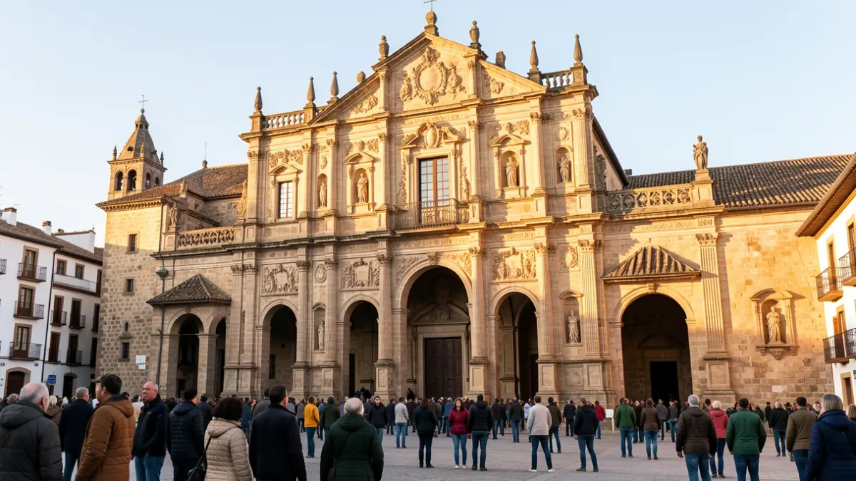 Facade of the Convento de Santo Domingo in Ronda.