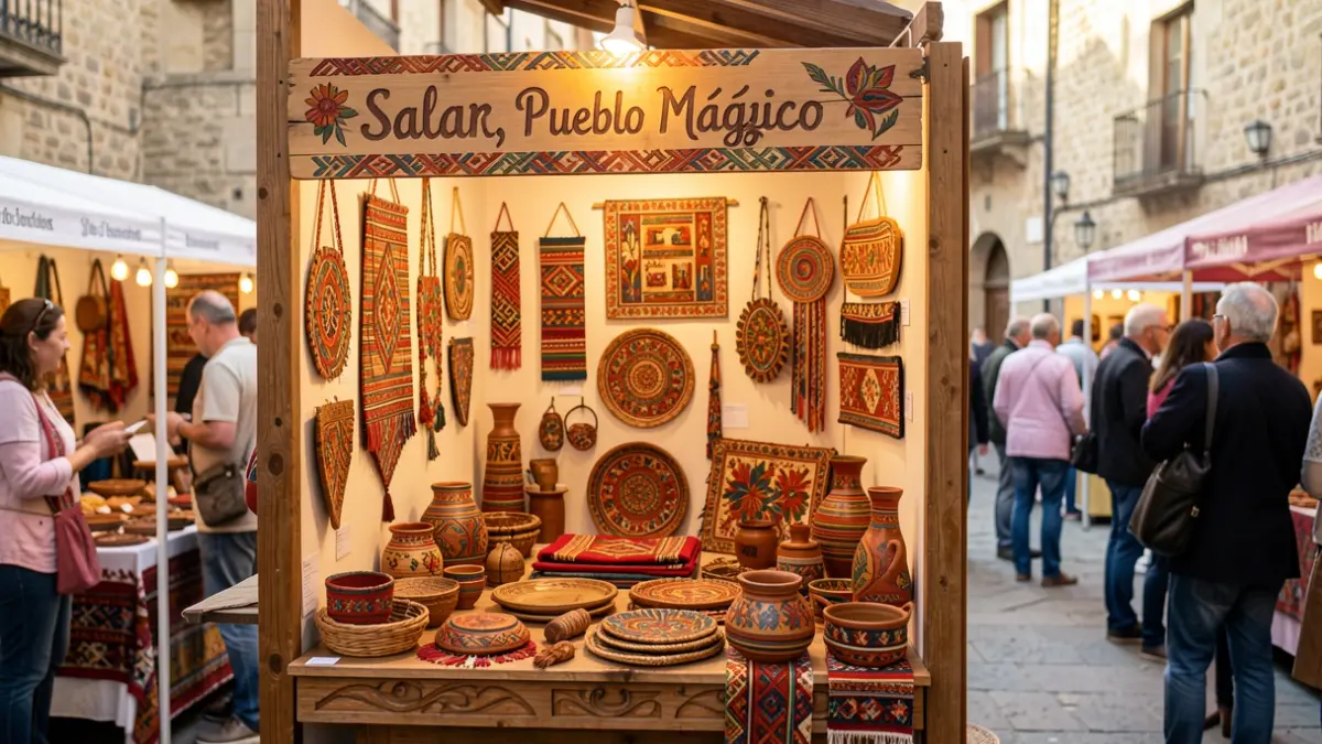 Stand promocional de Salar en la Feria de los Pueblos.