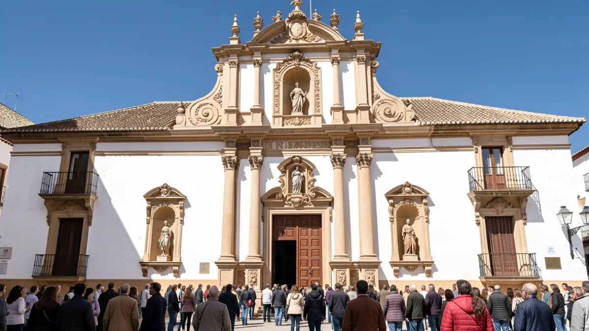 Fachada de la Capilla de la Piedad de la Hermandad del Baratillo en Sevilla.