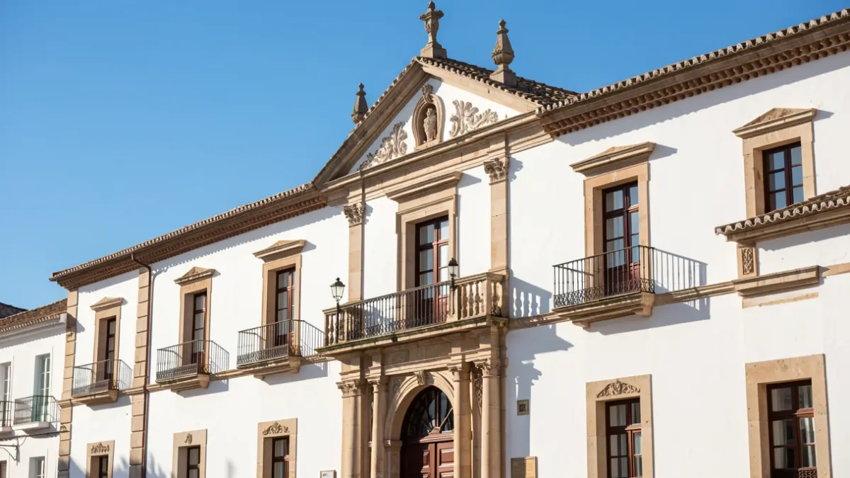 Fachada del Ayuntamiento de Sanlúcar de Barrameda.