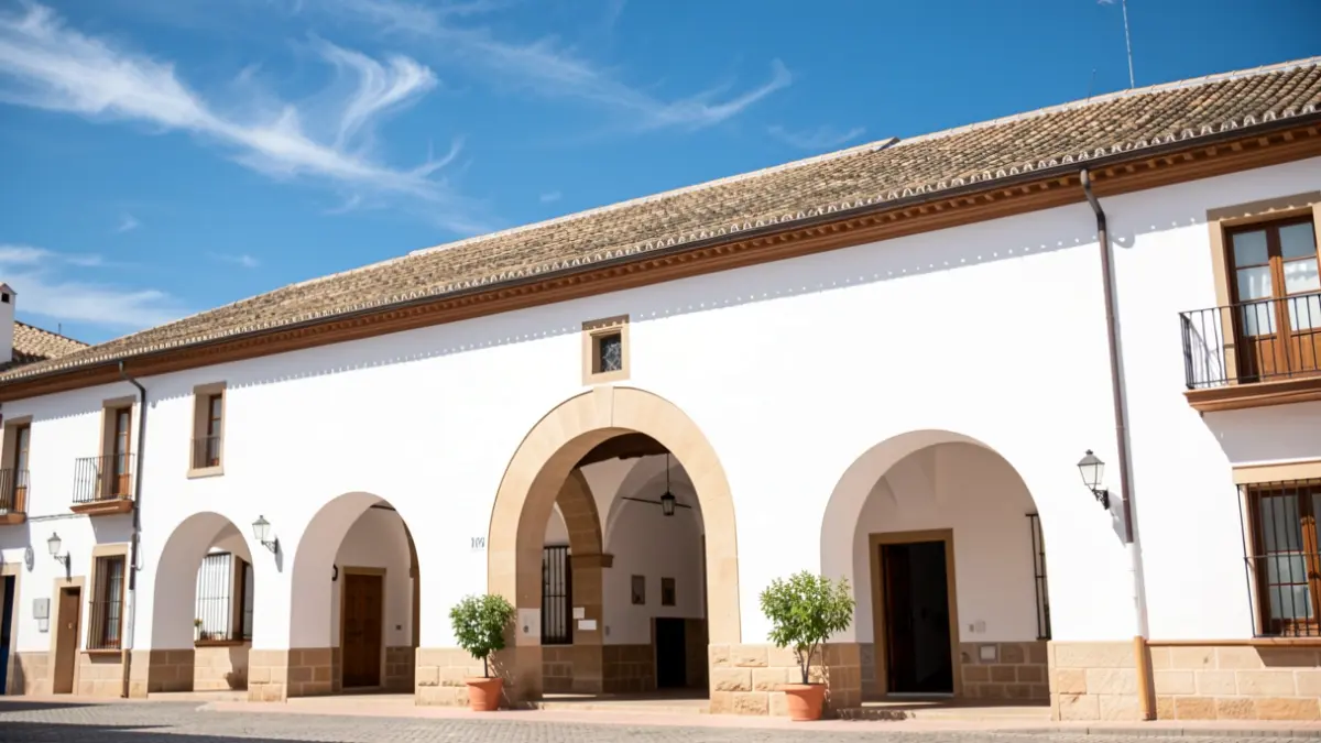 Fachada del Ayuntamiento de Villa del Río.