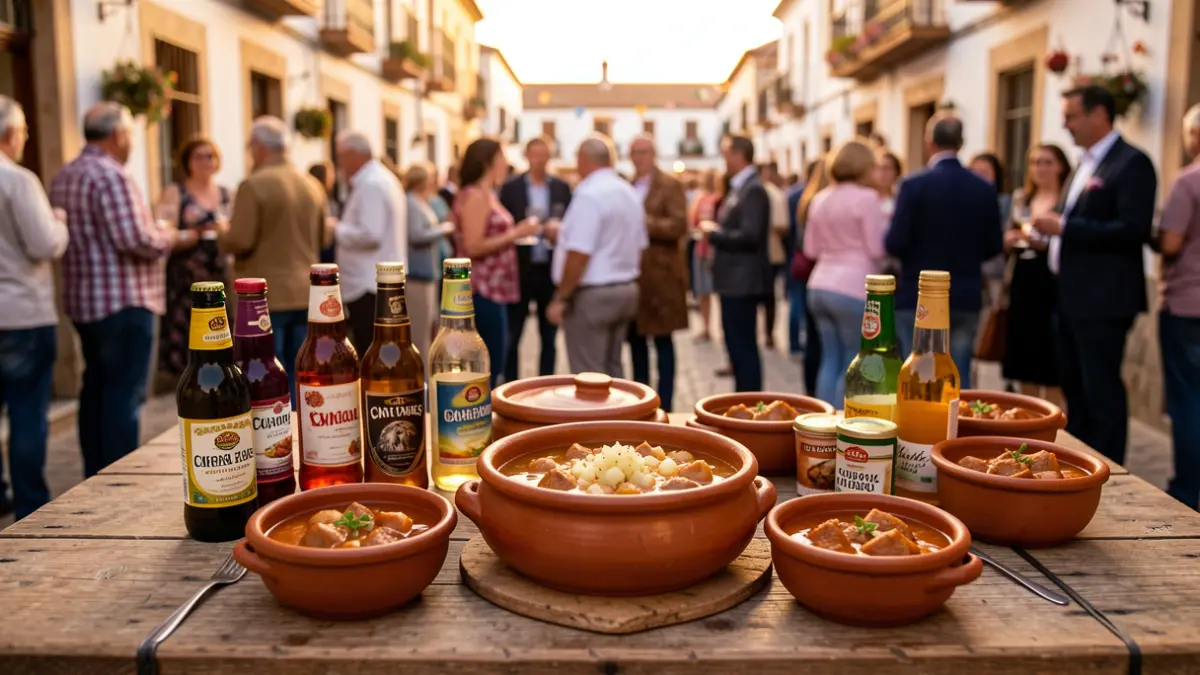 Plato de ajo campero servido en una jornada gastronómica y solidaria en La Jara-Valdeconejos.