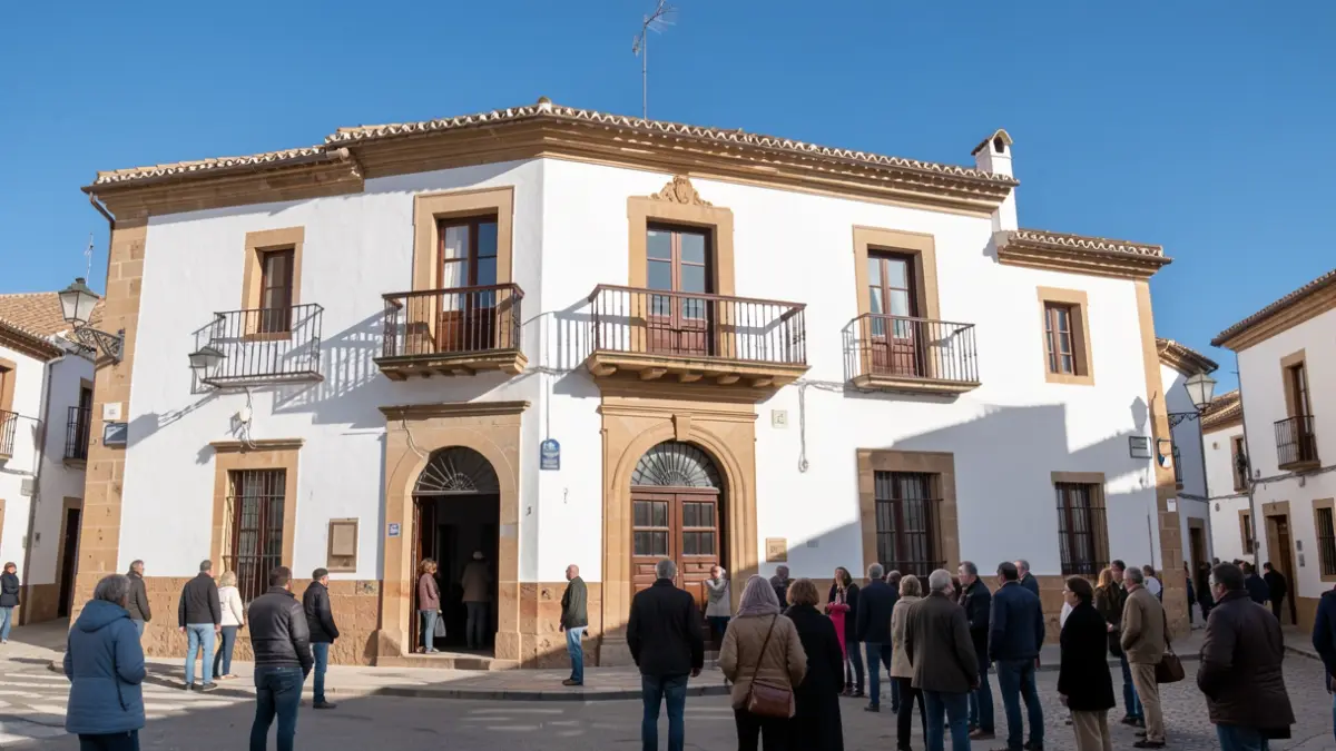 Facade of the Álora Town Hall.