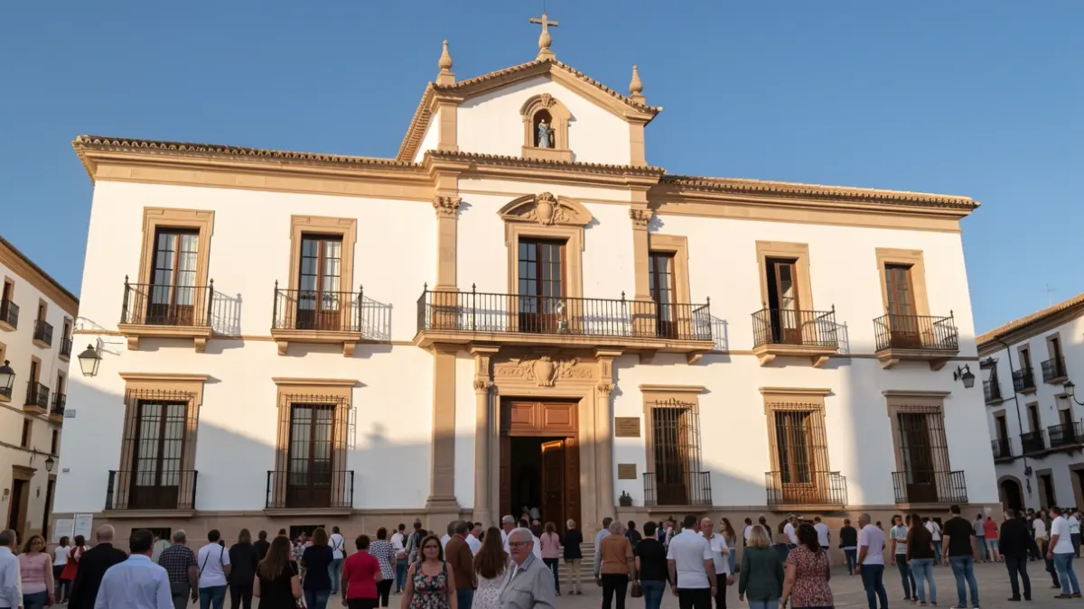 Fachada del Ayuntamiento de Bailén.