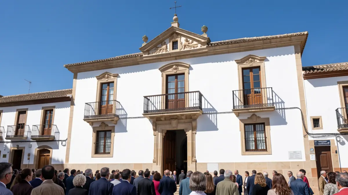 Facade of the Begíjar Town Hall.