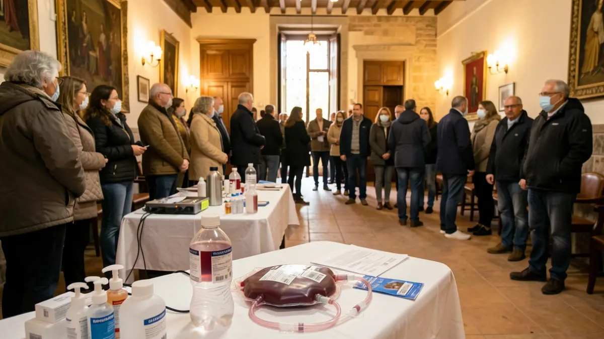 Imagen genérica de una campaña de donación de sangre en Andalucía.