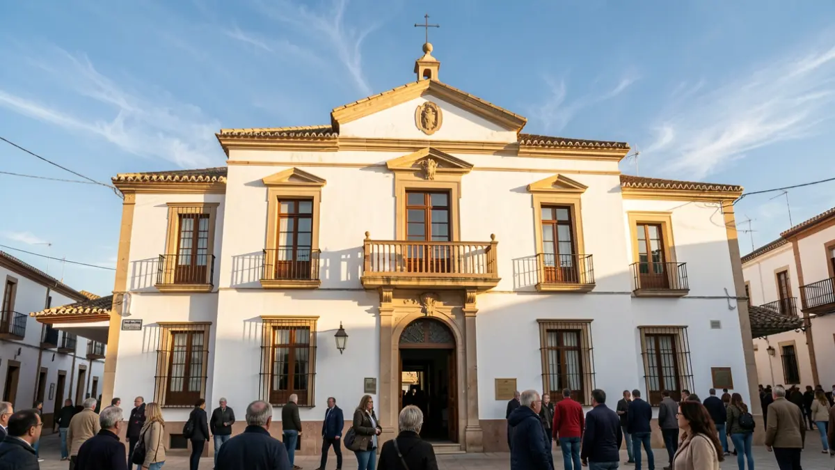 Fachada del Ayuntamiento de Chipiona.